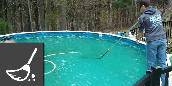 above ground pool maintenance service